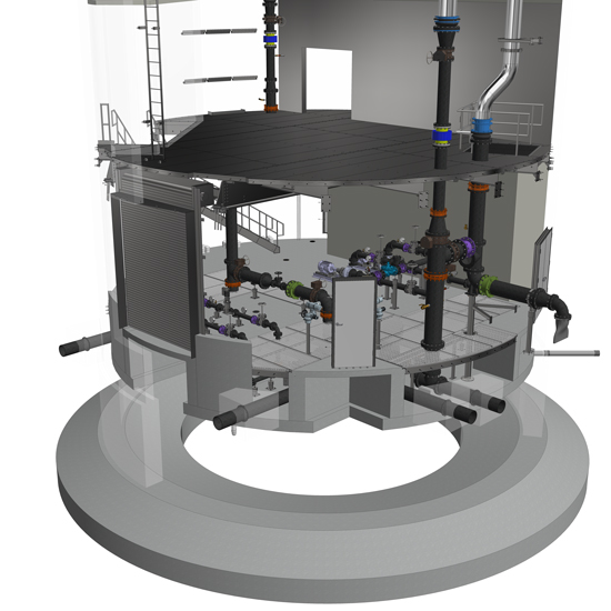 Pedestal Interior 3D Model