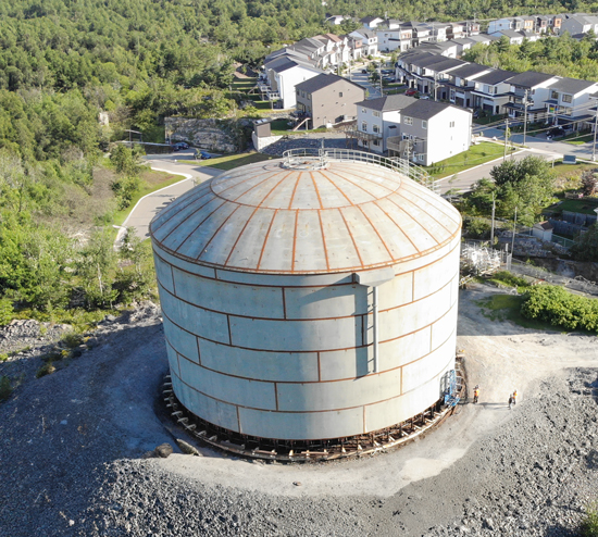 image of welded steel ground storage tank